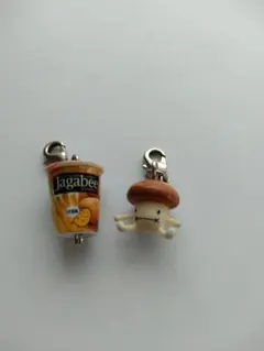 Calbee Jagabee ミニチュアチャーム ストラップのサムネイル