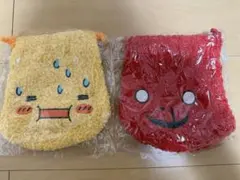 しずくちゃん　もこもこ巾着ポーチ2点セット