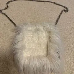 ステラマッカートニーファーバックホワイト