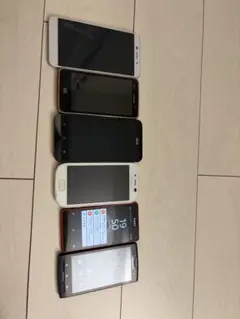 スマホ　ジャンク　液晶割れ　まとめ　6台