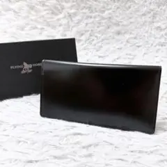 フライングホース コードバン ラウンドファスナー長財布 ボルドー
