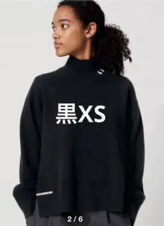 未開封UNIQLO アニヤハインドマーチカシミアニットXS 黒