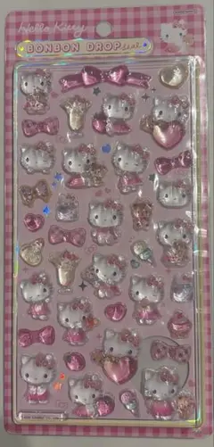 正規品ボンボンドロップシール　ピンクキティ第二弾