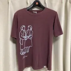 レア＊carharttレディース半袖Tシャツ【Sサイズ】古着＊エンジ×水色