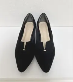 a.v.v フラットシューズ黒