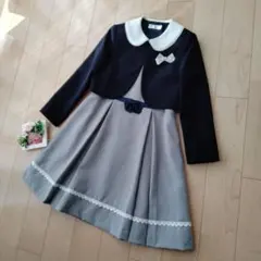 極美品 卒園式 フォーマルワンピース　ジャケット　セット 130