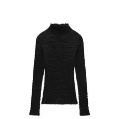 即購入◎テクスチャ入り生地トップス・７〜９号/ザラ