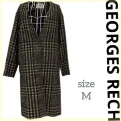GEORGES RECH ノーカラーコート　Mサイズ　美品