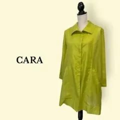 CARA /比翼ボタン シャツチュニック シャツワンピース【42】のサムネイル