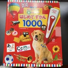 はじめてずかん 1000 英語つき