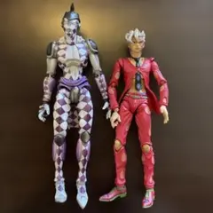 超像可動 ジョジョ パンナコッタ・フーゴ パープル・ヘイズ 2点セット 超像可動『ジョジョの奇妙な冒険 第5部』「パンナコッタ・フーゴ Ver