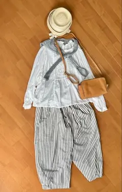 サマンサモスモス⭐︎ストライプ柄 バルーンパンツのサムネイル