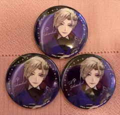 ツイステ♪ヴィル♪一番くじH賞缶バッジまとめて3点セット