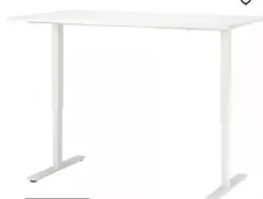 IKEAホワイトデスク160x80cm スカルスタ/トロッテン 昇降式デスク