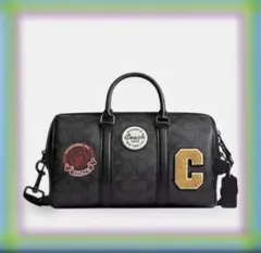 COACHコーチシグネチャーレザー2ウェイショルダーバック