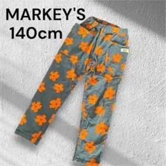 【MARKY'S 】コーデュロイ花柄パンツ 140cm