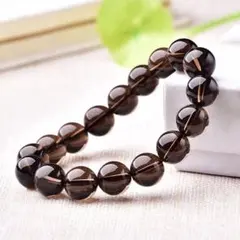 【天然石】スモーキークォーツブレスレット 8mm15cm 1点