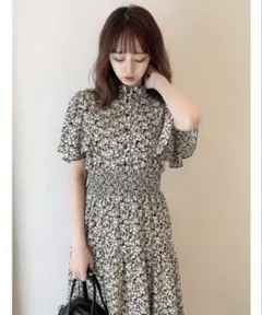 dazzlin バックリボンプリントワンピースのサムネイル