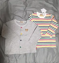 MIKI HOUSE　ミキハウス　カーディガン　カットソー　ロンT