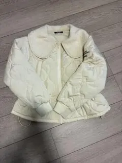 バイラビット 150 襟ボアキルティングジャケット コート 白