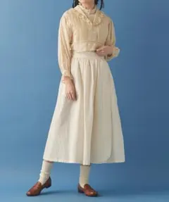 Malle キュプラルナファーツイル伊吹染 ラップスカートのサムネイル