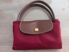 ロンシャン　赤バッグ