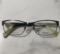 PRADA プラダ サーモント メガネ 度入り ロゴ ウェリントン - メルカリ