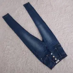 美品 美脚【ELDER】エモダ FIXハイウエスト スキニーデニムパンツ1