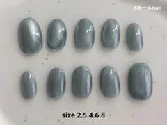 【うるうる】ハンドメイド・ネイルチップ【マグネットネイル】