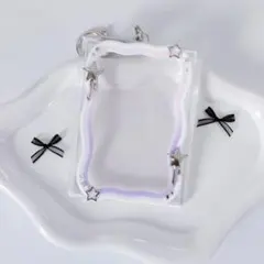 トレカキーホルダー　トレカケース　レジンデコ　星