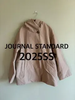 2025SS JOURNAL STANDARD グログランフードコート ベージュ