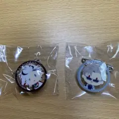 刀剣乱舞 御伴散歩 ぽちくじ　E賞クリアバッジ　山鳥毛・道誉一文字