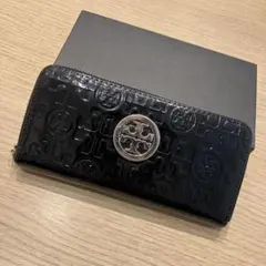 【26022601】TORY BURCH ブラック 長財布トリーバーチ
