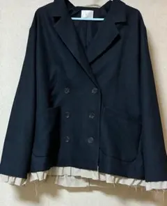 loin nuit フリルレイヤードデザインジャケット