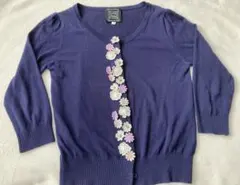 Cynthia Rowley ダークパープル カーディガン シシアンローリーのサムネイル