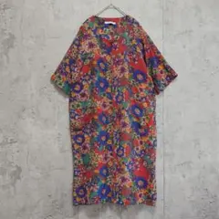 美品】Bonappetit ボナペティ 総柄 花柄 ロングワンピース　総柄　花柄のサムネイル