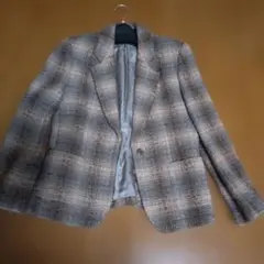 DAKS チェック柄 テーラードジャケット 9AR