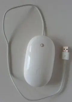 中古有線Apple Mighty Mouse A:1152 EMC: 2058