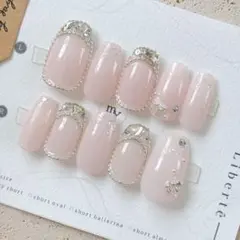 ガラスフレンチ　フレンチガーリー　ワンホン　量産型　韓国　バレエコア　スナ系