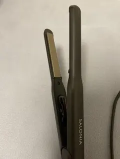 SALONIA ヘアストレートナー SL-004S ブラック