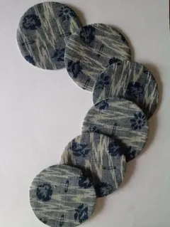 ハンドメイド　丸いコースター 10