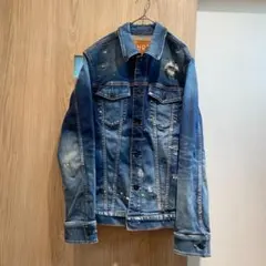 SURT×BIG JOHN M ペイント加工 ストレッチ デニムジャケット