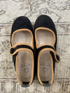 LA STELLA ストラップシューズ ブラック/ベージュ