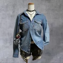 y2k 00s 平成ギャル グランジarchive デニムシャツ お兄系ギャル男