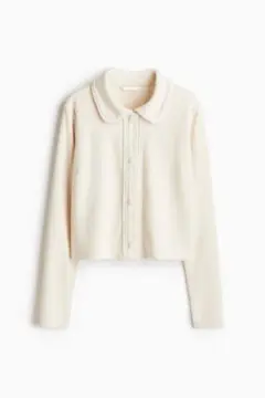 H&M 襟付きカーディガン