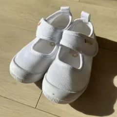 ホワイト マジックテープ 上履き 15.0cm