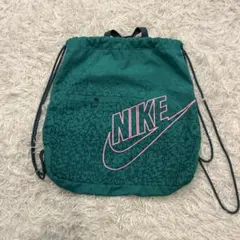 NIKE ナイキ ナップザック グリーン×ピンク00s y2k
