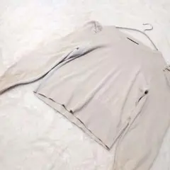SPRAY PREMIUM アイボリー　ニット　パワーショルダー　長袖