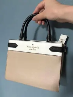 kate spade ハンドバッグ ピンク/ブラック/ホワイト