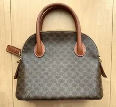 CELINE セリーヌ マカダム柄 ミニハンドバッグ ショルダーバッグ